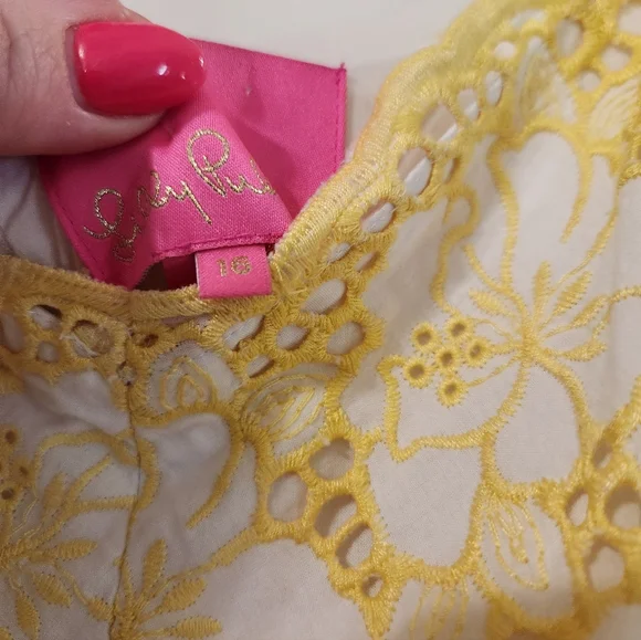 Lilly Pulitzer Kyla Maxi Dress Eyelet - Picture 4 of 7